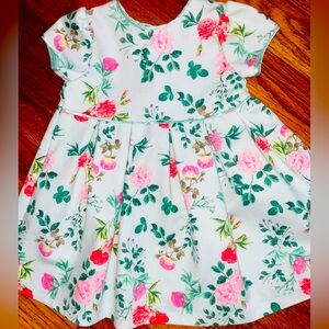 Little Me Floral Mint Dress. Thick Material, good quality! 2T
